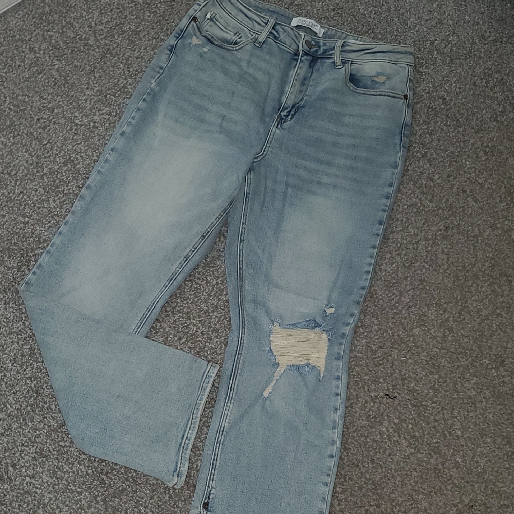Judy Blue Light Blue Straight Leg Jeans